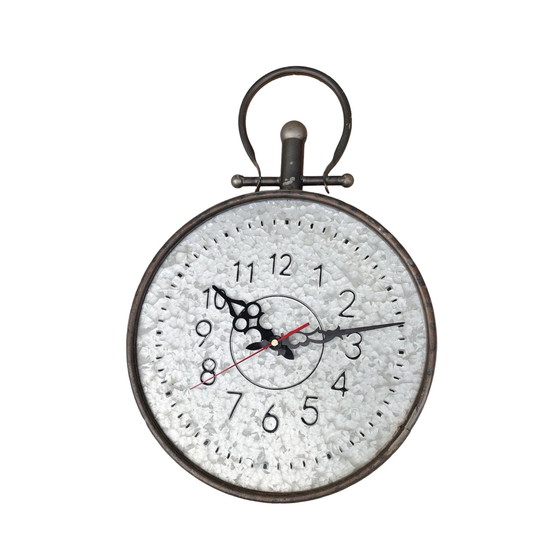 Image 1 of Designer, Large, Metal Wall Clock, Buri, Germany, 1990S.