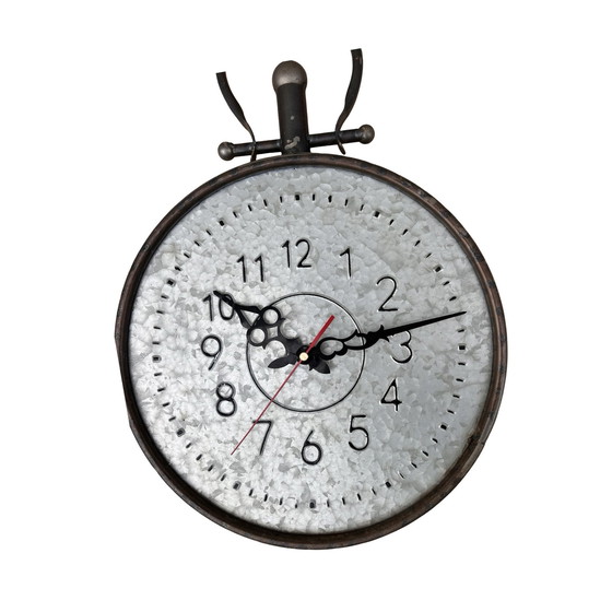 Image 1 of Designer, Large, Metal Wall Clock, Buri, Germany, 1990S.