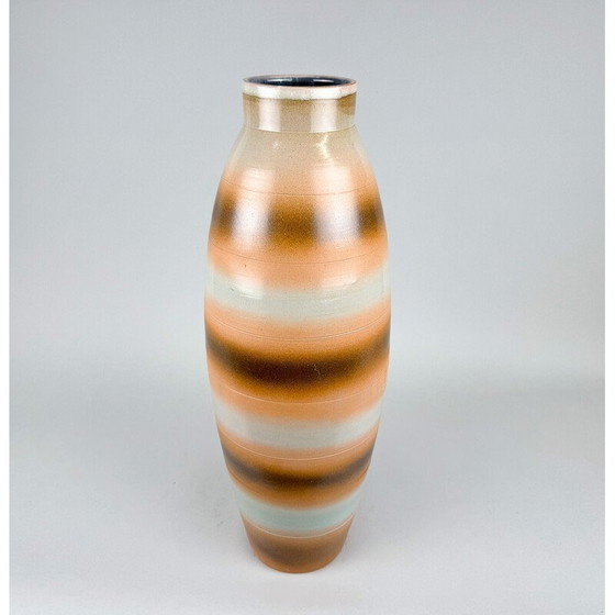 Image 1 of Mid-century ceramic floor vase, Czechoslovakia 1970