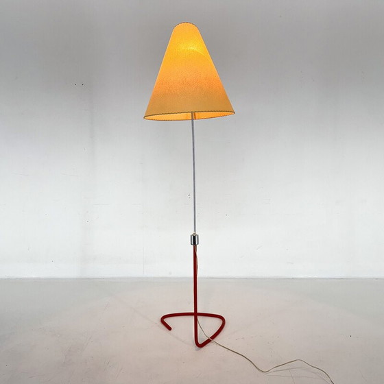Image 1 of Vintage parchment floor lamp by Josef Hurka for Napako, Czechoslovakia 1960