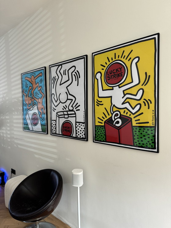 Image 1 of Keith Haring | Lucky Strike | 3/3 | 100X70 | Albin Ulbry