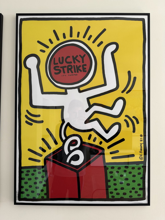 Image 1 of Keith Haring | Lucky Strike | 3/3 | 100X70 | Albin Ulbry