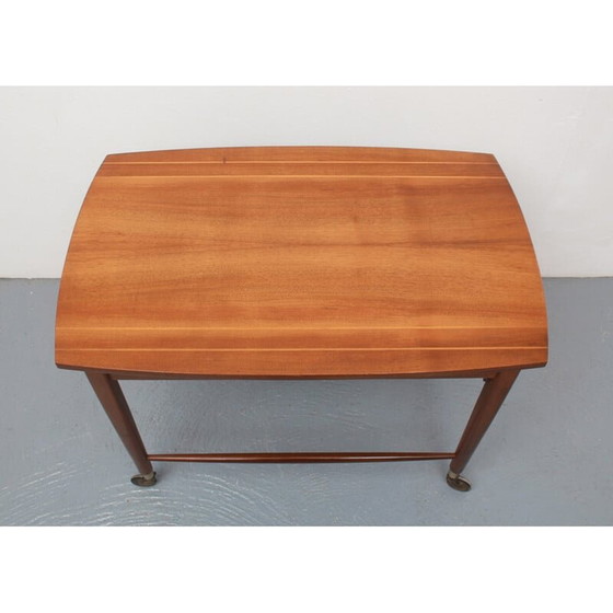 Image 1 of Vintage sewing table in walnut, 1950s