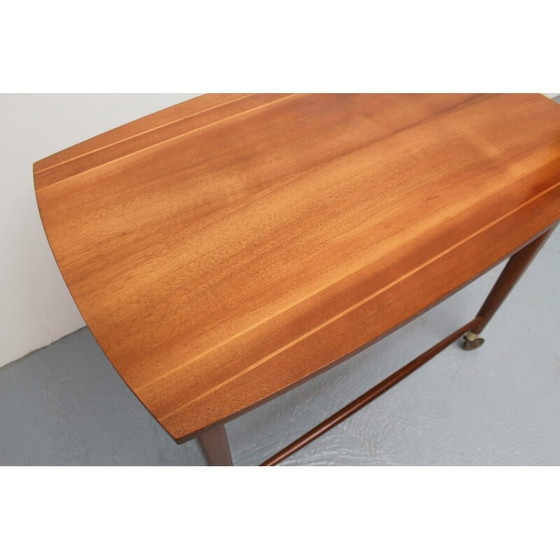 Image 1 of Vintage sewing table in walnut, 1950s