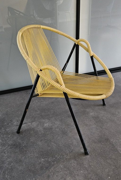 2x Chaise longue en spaghetti