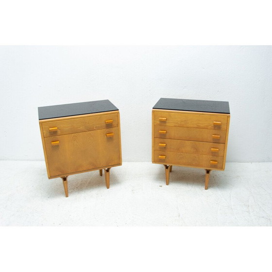 Image 1 of Pair of mid century night stands by Frantisek Mezulanik for Nový Domov, 1970s