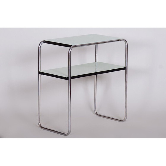 Image 1 of Vintage chrome and plated steel side table by Marcel Breuer for Thonet, Germany 1930