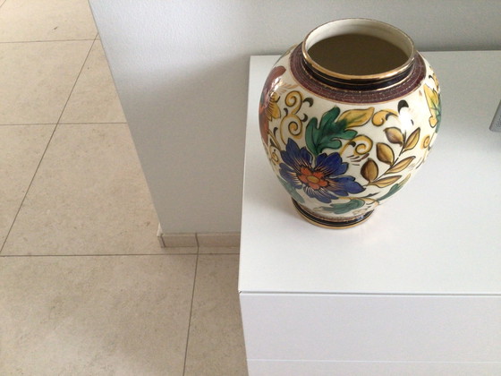 Image 1 of Beautiful art deco vase N.Bequet Belgium