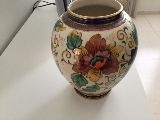 Image 1 of Beautiful art deco vase N.Bequet Belgium