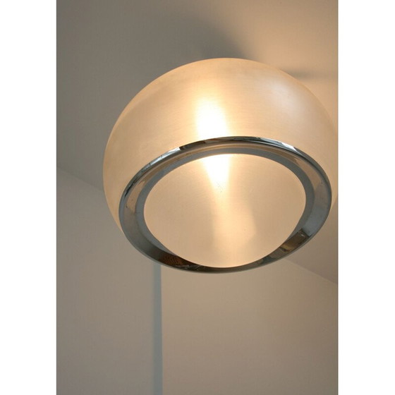 Image 1 of Vintage big bud hanging lamp by Harvey Guzzini for Meblo, 1980s