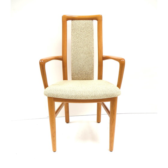 Image 1 of 4X Vintage Teak Dining Chairs Designed By Johannes Andersen For Sva Møbler In The 1960s