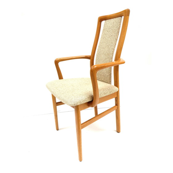 Image 1 of 4X Vintage Teak Dining Chairs Designed By Johannes Andersen For Sva Møbler In The 1960s