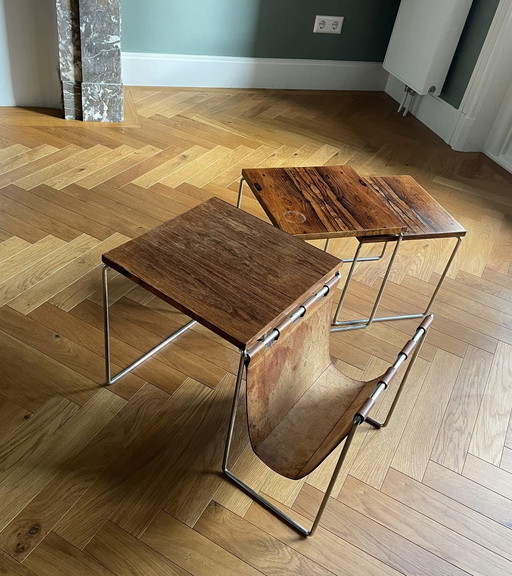 van Elderen Table d'appoint Brabantia 3 pièces