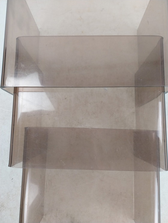 Image 1 of 1 X Mimiset Nesting Tables Plexiglas Purple By Dumas