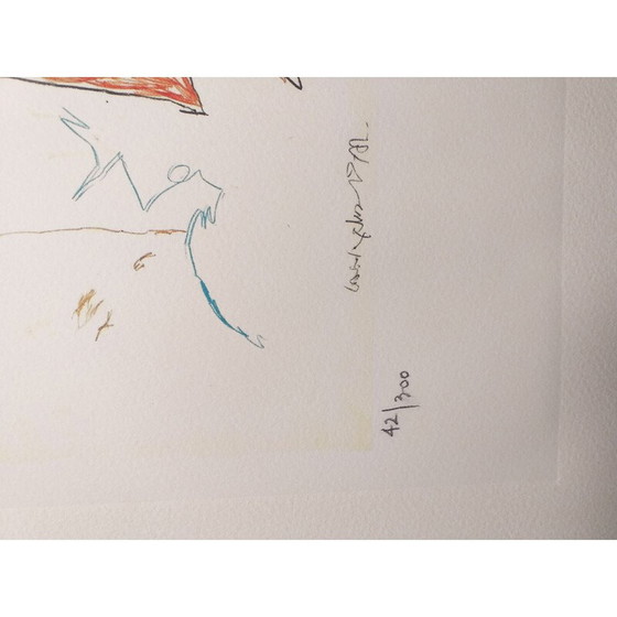 Image 1 of Litografia d'epoca "Ribs Ribs" di Basquiat, 2010