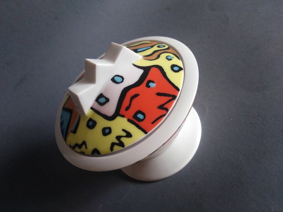 Image 1 of Heide Warlamis 'Vienna Collection' Pop-Art/Postmodern Sugar Bowl 1980'S