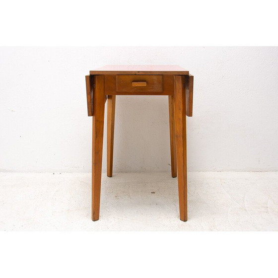 Image 1 of Mesa de comedor ajustable de mediados de siglo de la empresa Mier Topolčany, Checoslovaquia, 1960
