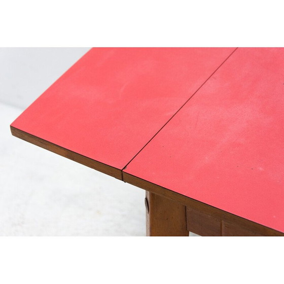 Image 1 of Mesa de comedor ajustable de mediados de siglo de la empresa Mier Topolčany, Checoslovaquia, 1960