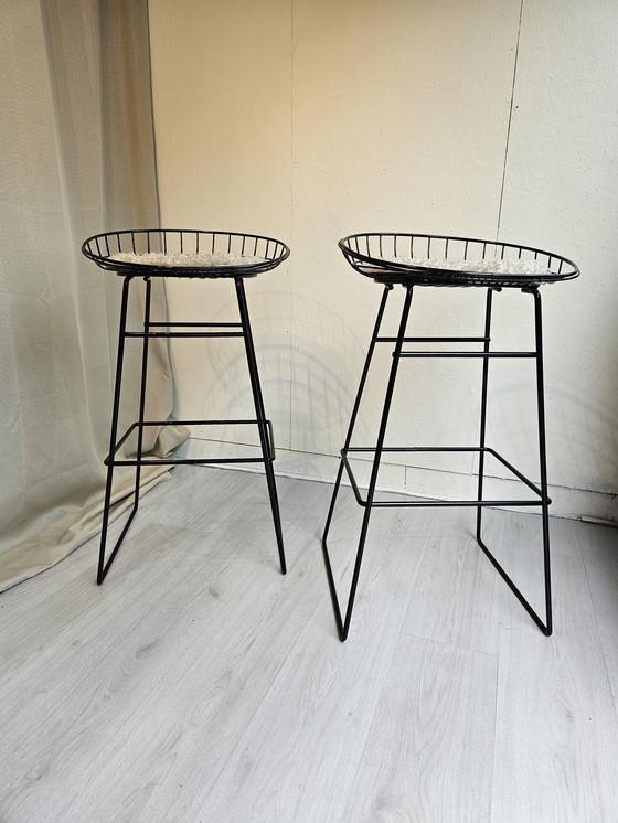 Image 1 of 2x Tabourets Pastoe par Cees Braakman