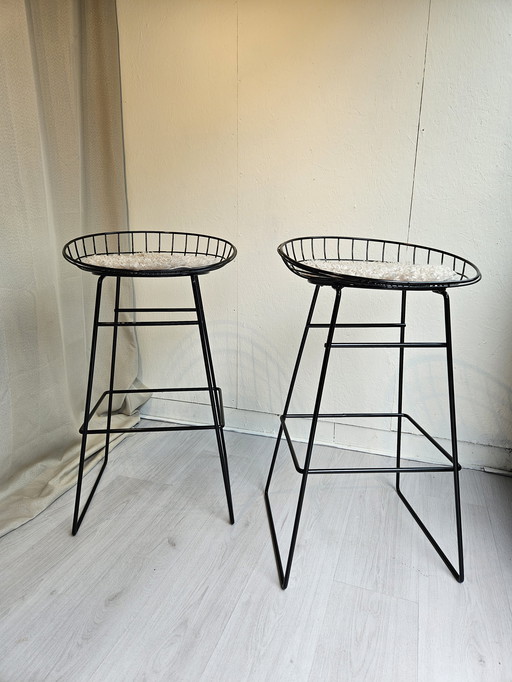 2x Pastoe Stools by Cees Braakman