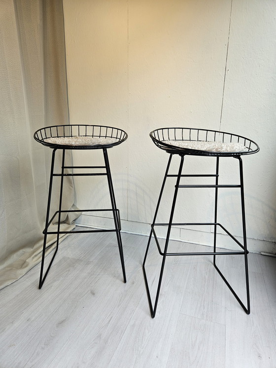 Image 1 of 2x Tabourets Pastoe par Cees Braakman