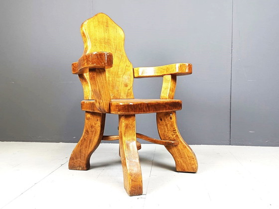 Image 1 of Vintage Brutalist Armchair, 1960S (Multiple Pieces In Stock)