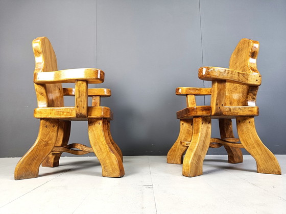 Image 1 of Vintage Brutalist Armchair, 1960S (Multiple Pieces In Stock)