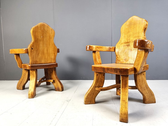 Image 1 of Vintage Brutalist Armchair, 1960S (Multiple Pieces In Stock)