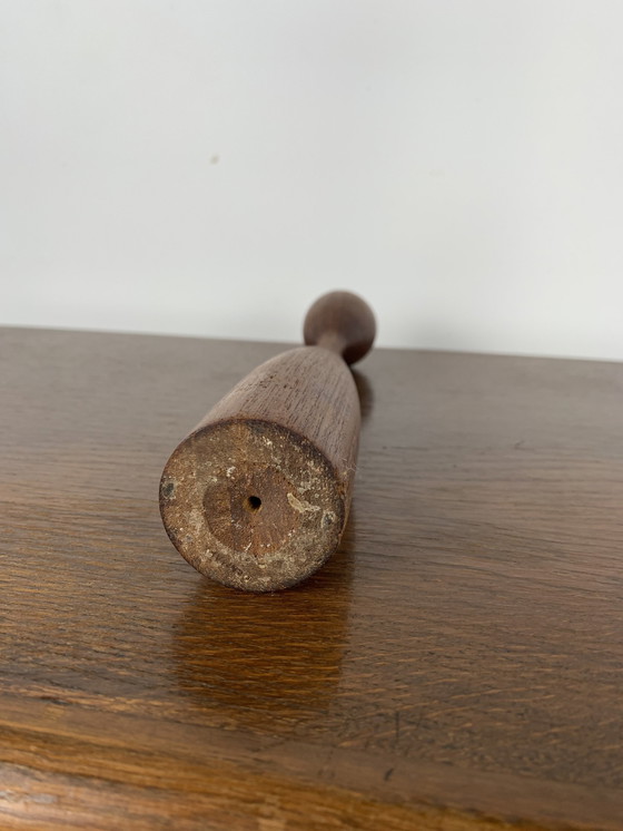 Image 1 of Teak Candle Holder Duo, Circa 1960, Denmark