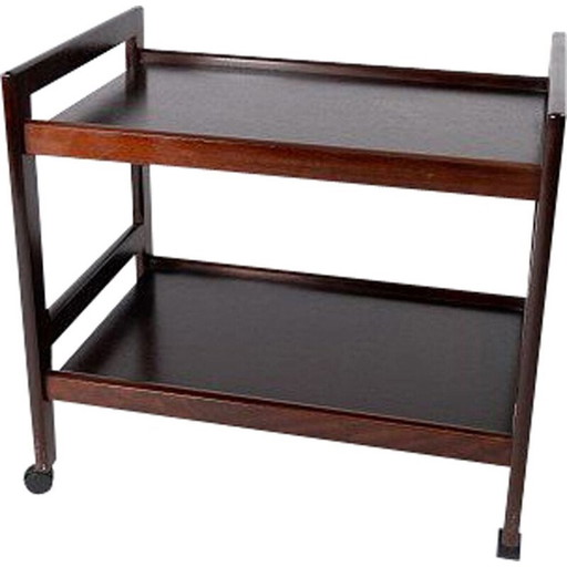 Tavolino vintage in mogano, danese anni '60