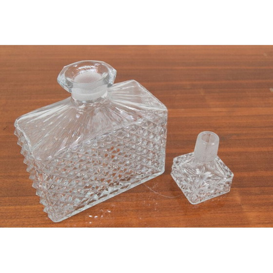 Image 1 of Decanter in cristallo vintage, Cecoslovacchia 1950