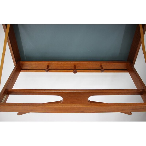 Image 1 of Vintage Adam Hoff and Poul Østergaard teak coat rack, 1960