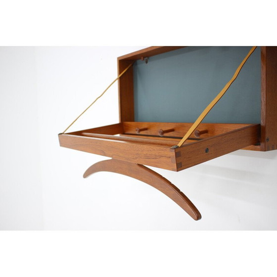 Image 1 of Vintage Adam Hoff and Poul Østergaard teak coat rack, 1960