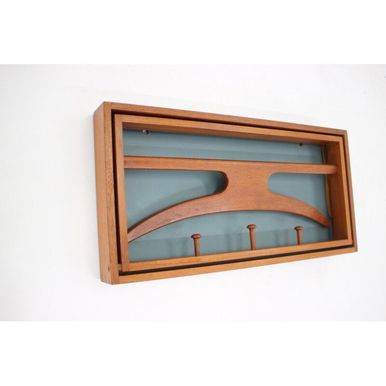 Image 1 of Vintage Adam Hoff and Poul Østergaard teak coat rack, 1960