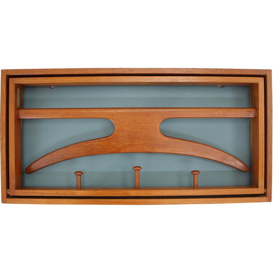 Image 1 of Vintage Adam Hoff and Poul Østergaard teak coat rack, 1960