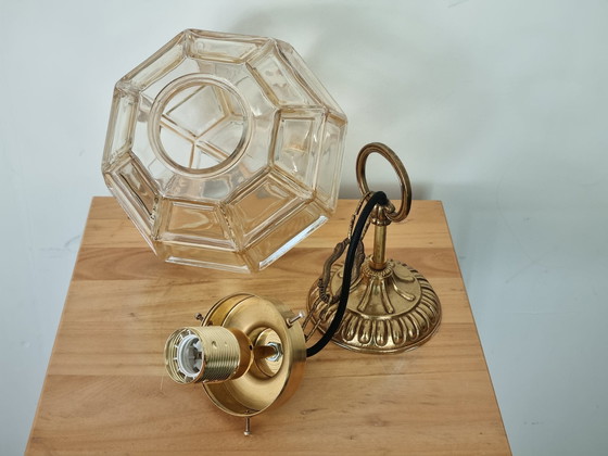 Image 1 of Glashütte limburg lamp with brass suspension