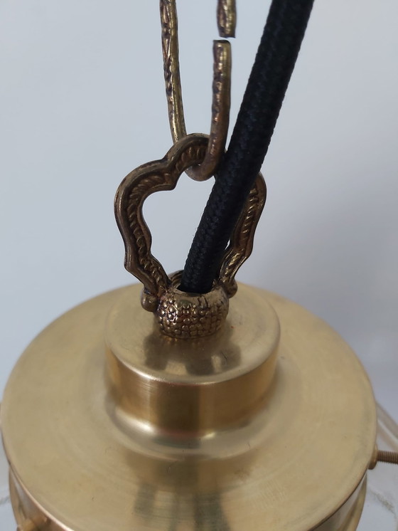 Image 1 of Glashütte limburg lamp with brass suspension