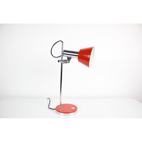 Image 1 of Vintage metal and chrome table lamp, Germany 1970s