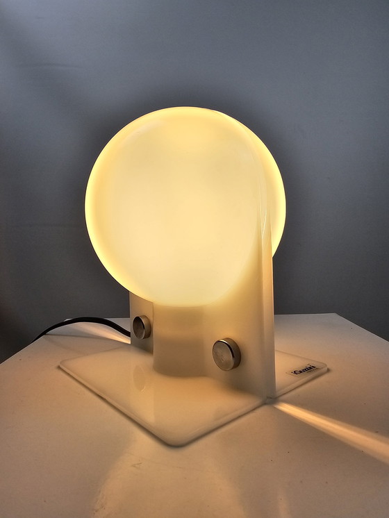 Image 1 of Set of Table Lamps White Guzzini Model Sirio From Brazzoli