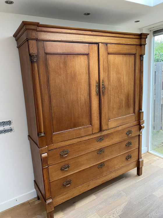 Image 1 of Beautiful Antique Wooden Cabinet