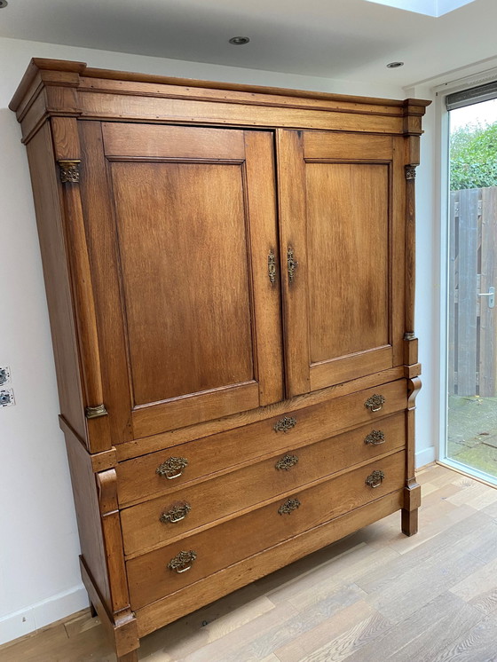 Image 1 of Beautiful Antique Wooden Cabinet