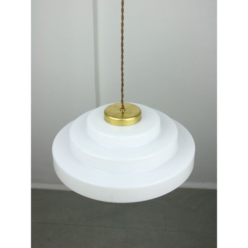 Vintage Cascade pendant lamp in brass and plexiglass