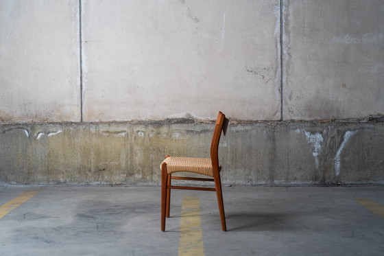 Image 1 of 4 X Model Gs60 Dining Chairs By Arne Wahl Iversen For Glyngøre Stolefabrik