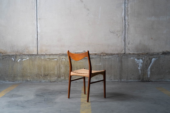 Image 1 of 4 X Model Gs60 Dining Chairs By Arne Wahl Iversen For Glyngøre Stolefabrik