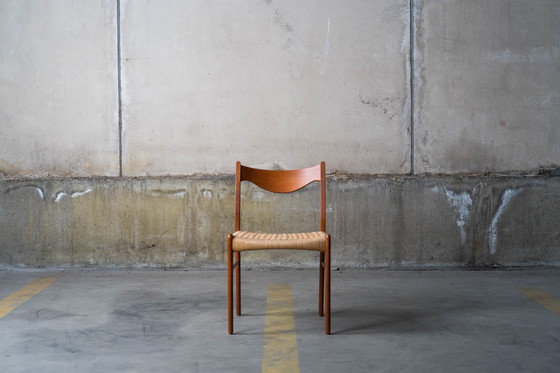 Image 1 of 4 X Model Gs60 Dining Chairs By Arne Wahl Iversen For Glyngøre Stolefabrik