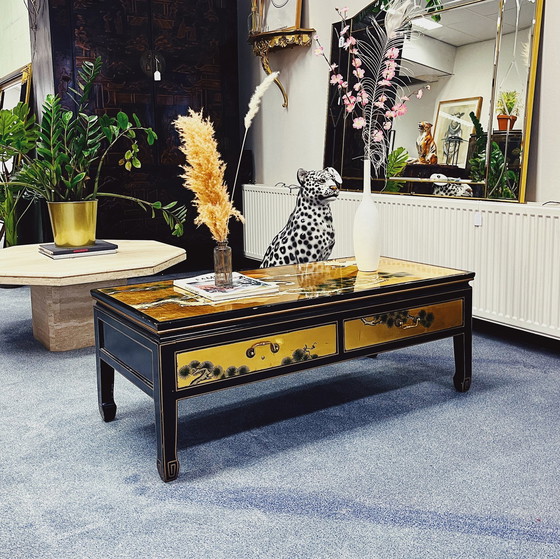 Image 1 of Chinese Golden Coffee Table