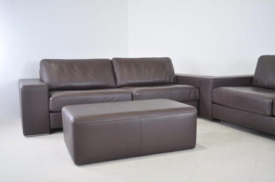 Image 1 of 2x Rolf Benz sofa + footstool