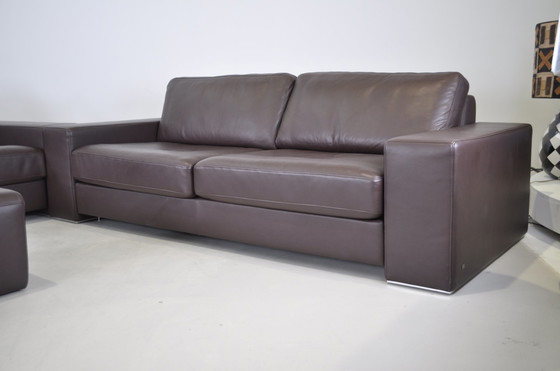 Image 1 of 2x Rolf Benz sofa + footstool