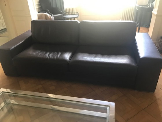 Image 1 of 2x Rolf Benz sofa + footstool