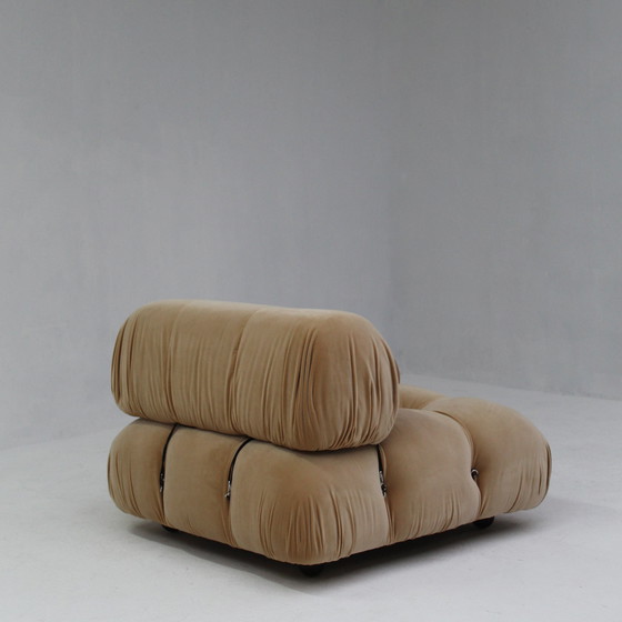 Image 1 of Camaleonda Set Of 5 Pieces In Soft Pink/Beige Velvet By Mario Bellini For B&B Italia